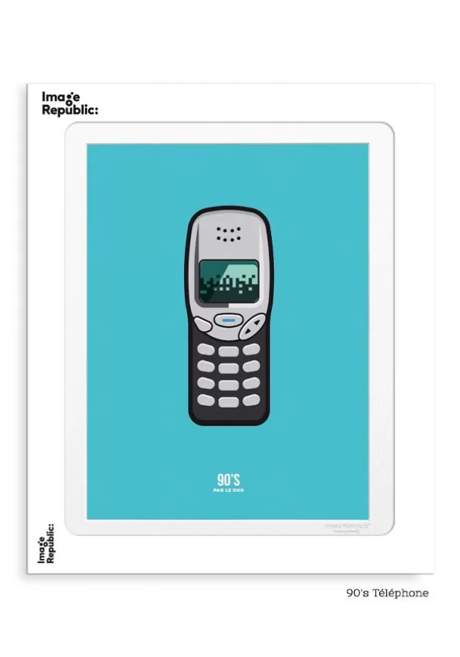 Image Republic Affiche Le Duo 90's Téléphone Sale