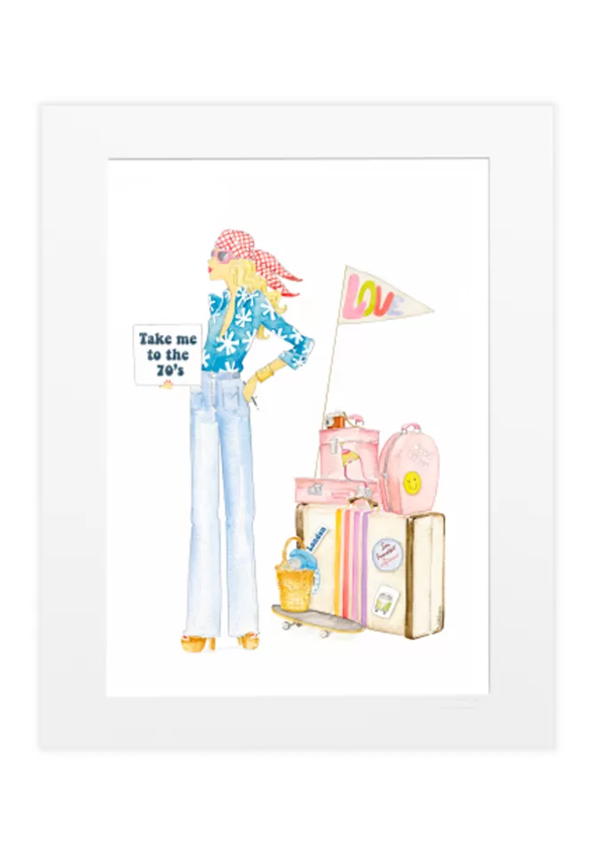 Image Republic Affiche 70'S Isabelle Fregevu Flash Sale