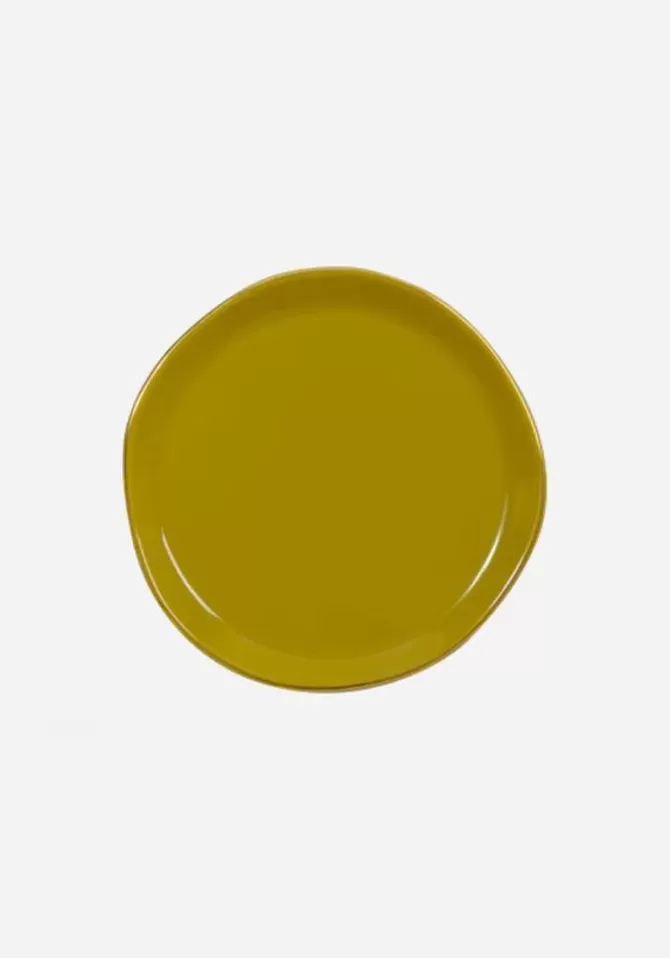 Blush Sélection Décoration Assiette Good Morning Amber Green Moyen Modèle Store