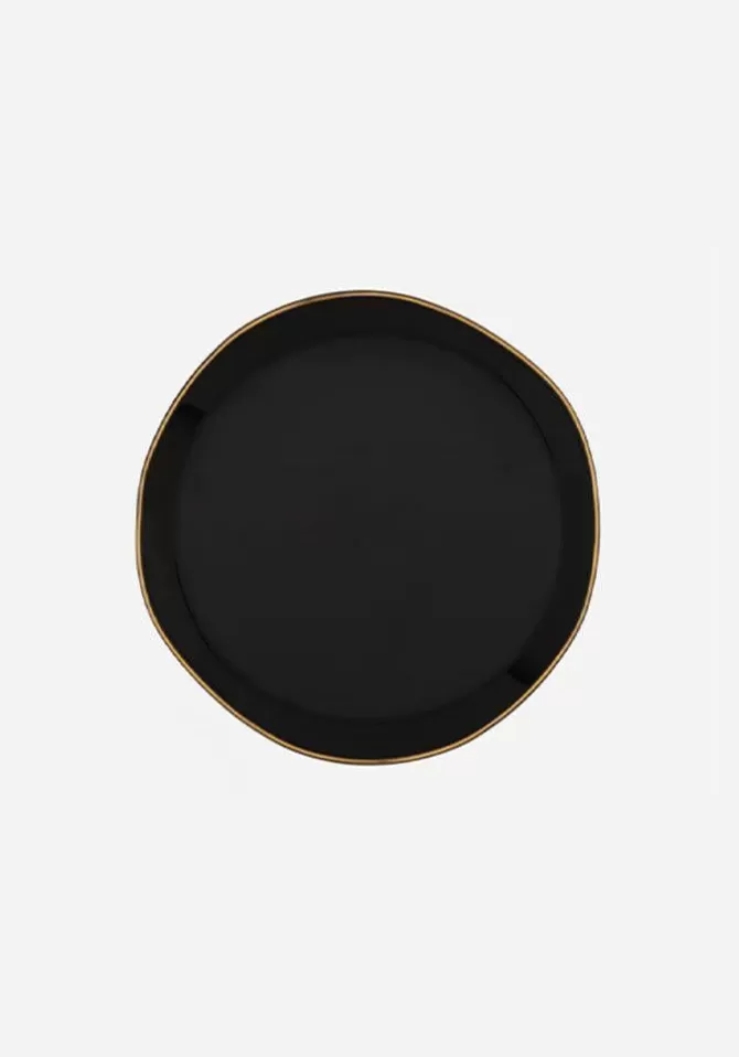 Blush Sélection Décoration Assiette Good Morning Black Moyen Modèle Flash Sale