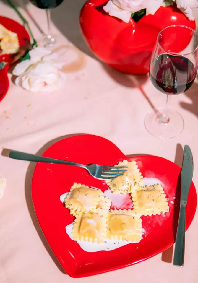 DOIY Design Assiette Love Rouge Flash Sale