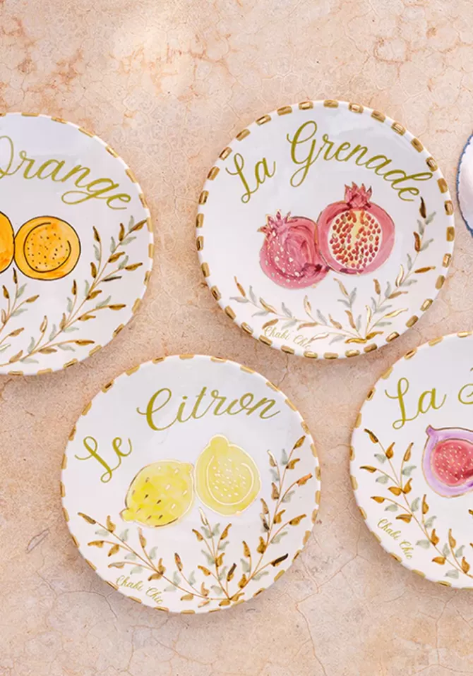 Chabi Chic Assiette Moyenne L'Orange New
