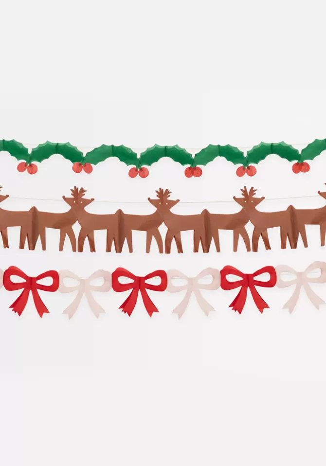 Meri Meri Assortiment De 3 Guirlandes De Noël Flash Sale