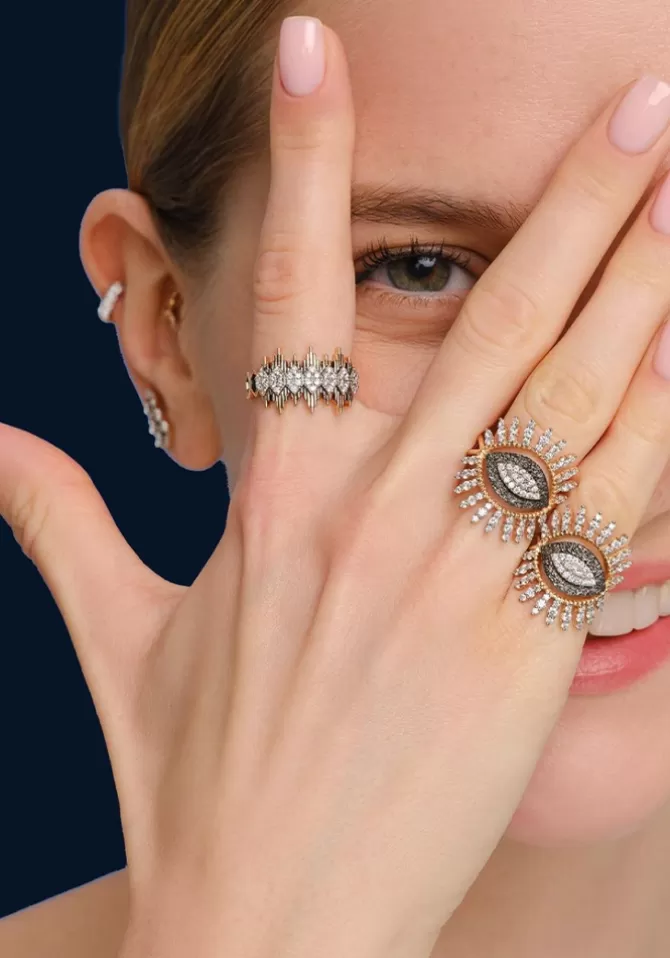 Kismet By Milka Bague Apex Diamants Blancs Store