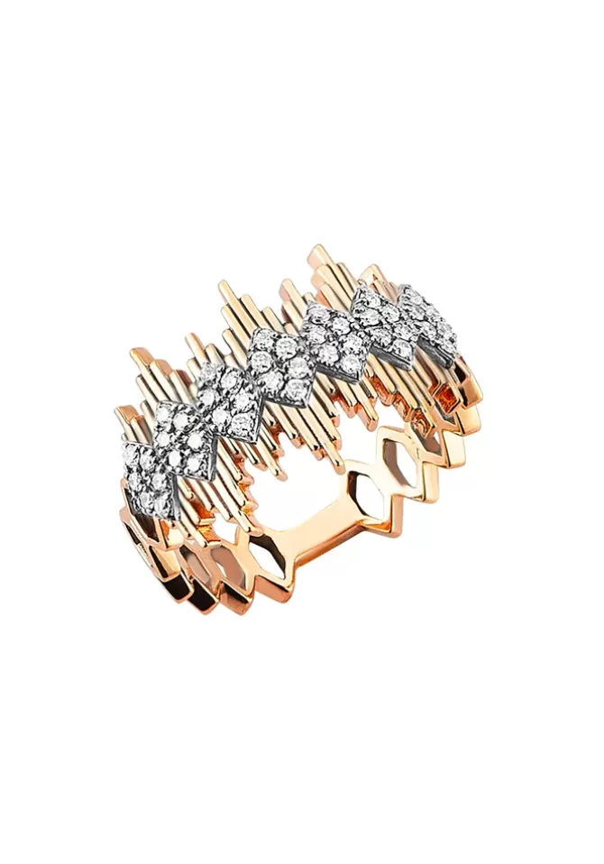 Kismet By Milka Bague Apex Diamants Blancs Store