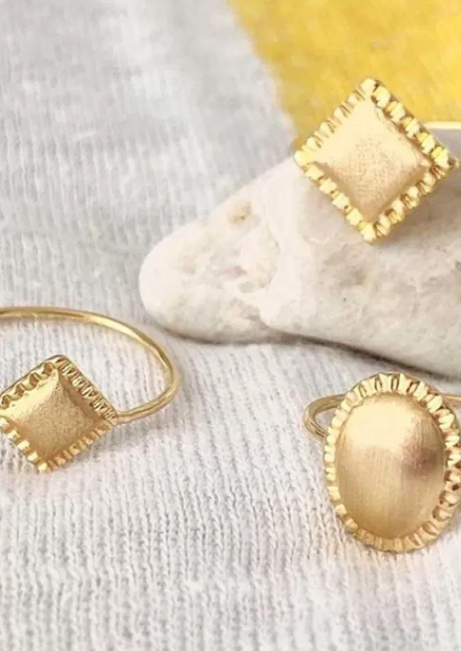 Louise Hendricks Bague "Bizance" Losange Cheap