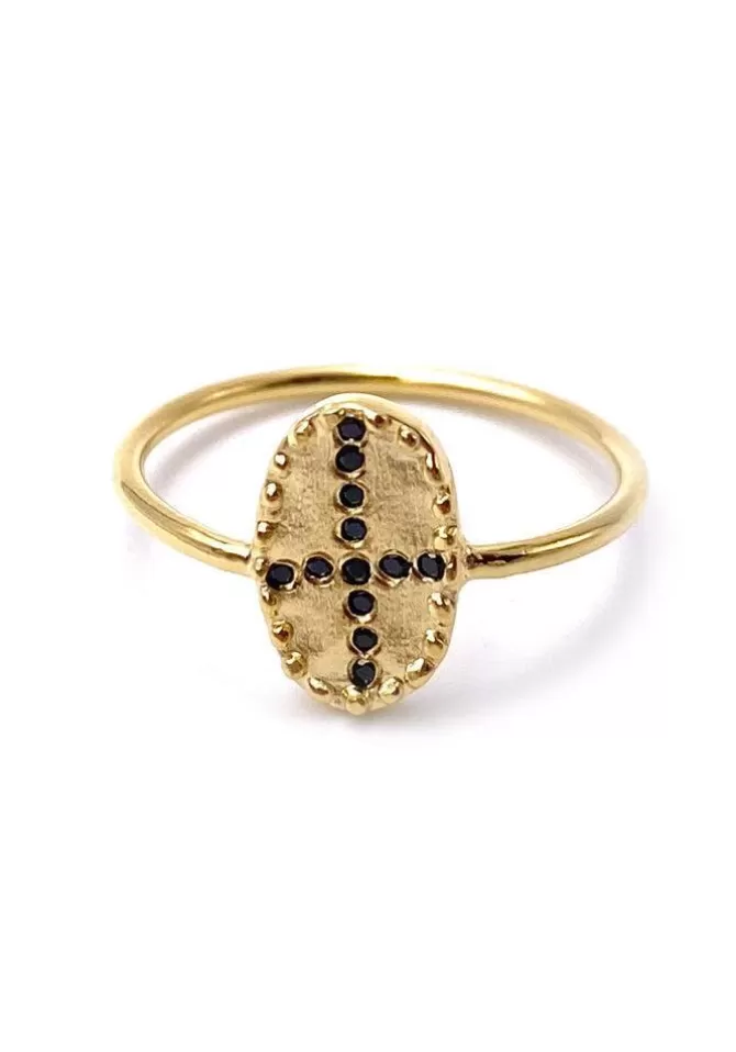 Louise Hendricks Bague By Bazile Mini Noir Hot