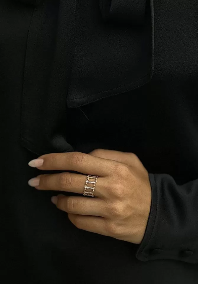 Kismet By Milka Bague Caspian Opensea Diamants Blancs New