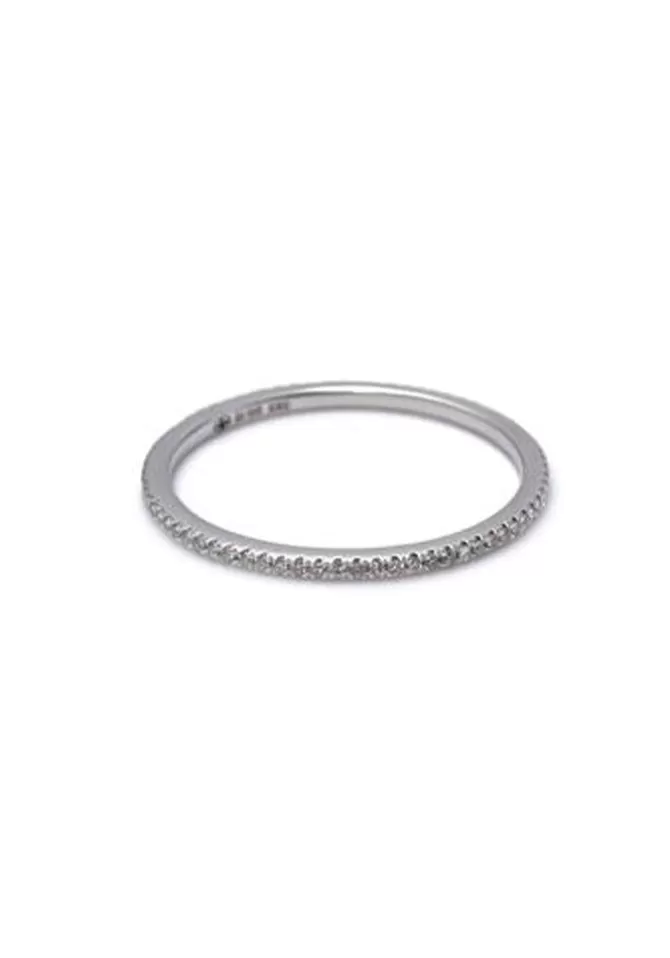 Blush Sélection Bijoux Bague Cosmos En Or Blanc 14k Et Diamants Blancs Cheap