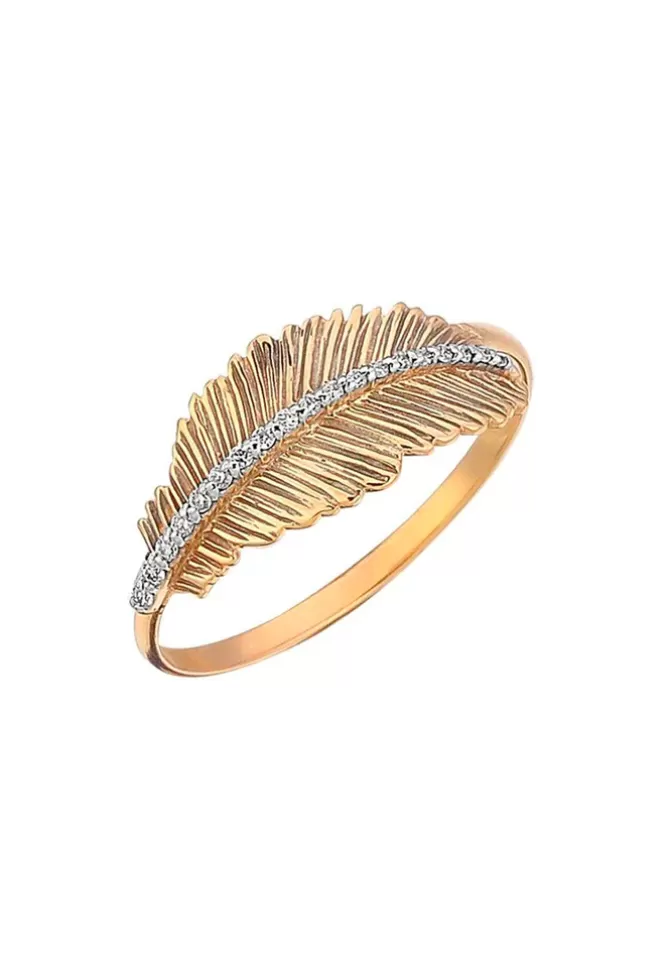 Kismet By Milka Bague Diamond Thick Feather Discount