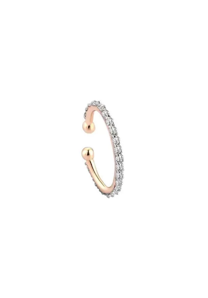 Kismet By Milka Bague D'Oreille Circle Diamants Blancs Best