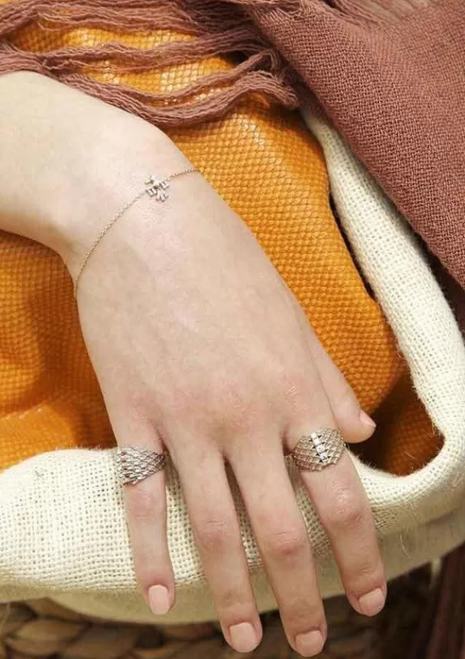 Kismet By Milka Bague Feather Cage Clearance