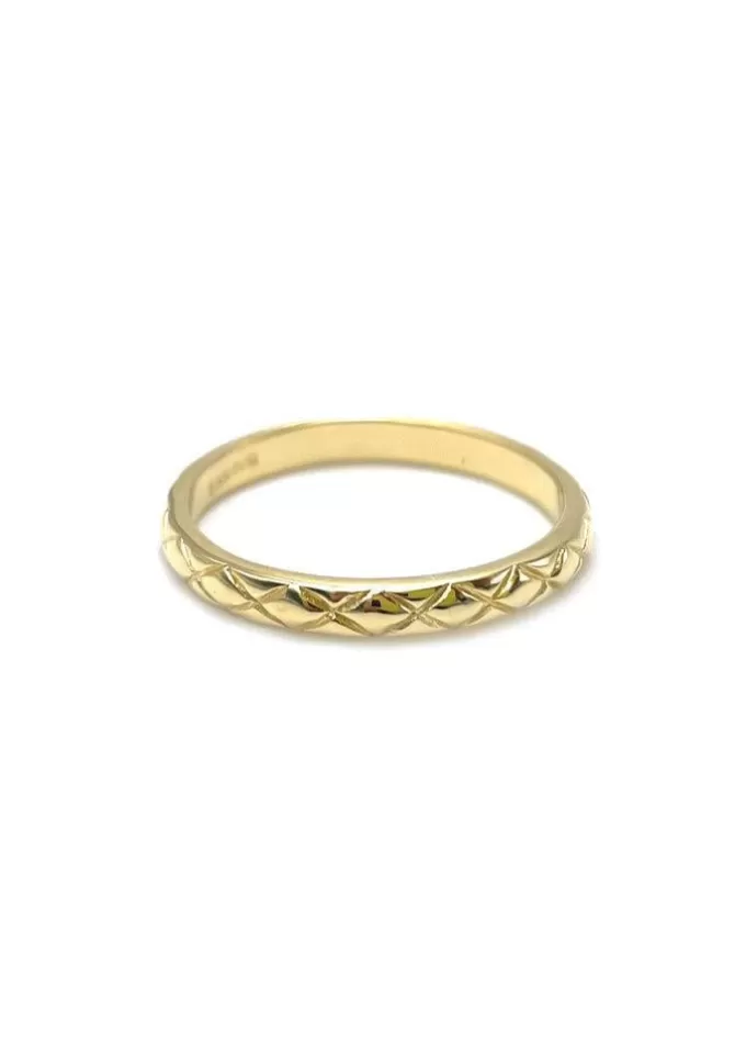 Canyon Bague Fine A Motifs Losanges Cheap