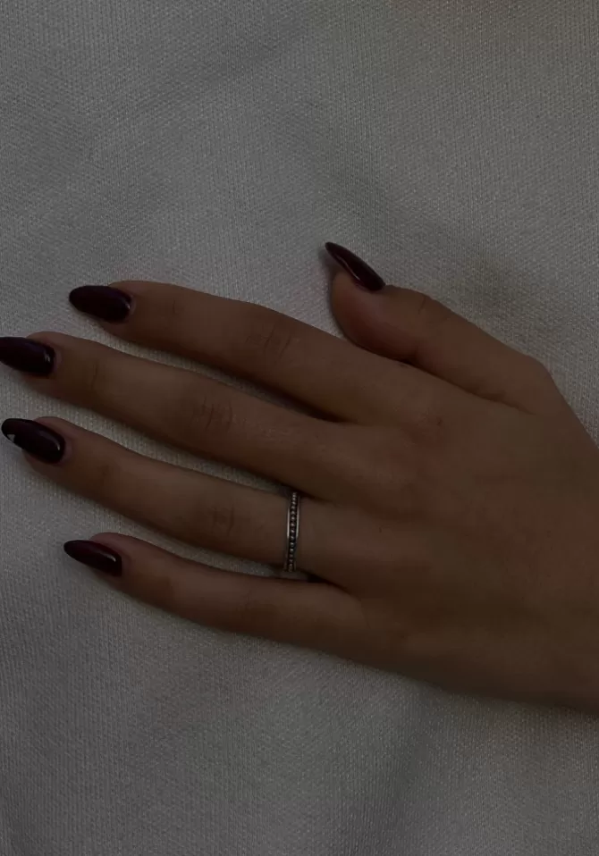 Canyon Bague Fine Avec Ligne Mini Boules Argent Cheap