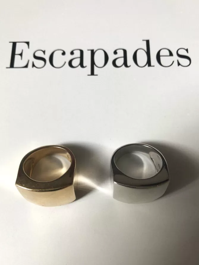 Fifilz Bague Georges Plaqué Or Sale