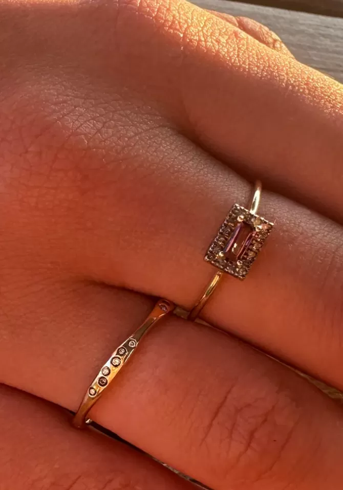 Vic et Max Bague Gina Tourmaline Vert Sale