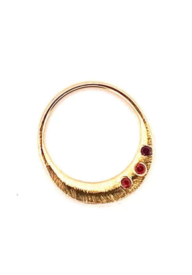 Vadi Jewels Bague Gouttes Grenat Outlet