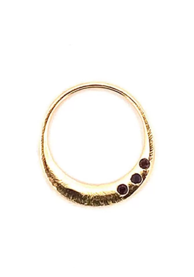 Vadi Jewels Bague Gouttes Quartz Fumé Cheap