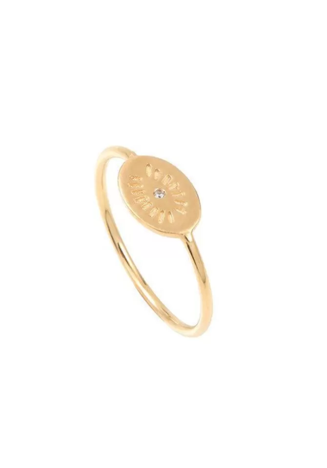 Louise Hendricks Bague Isis Blanc Hot