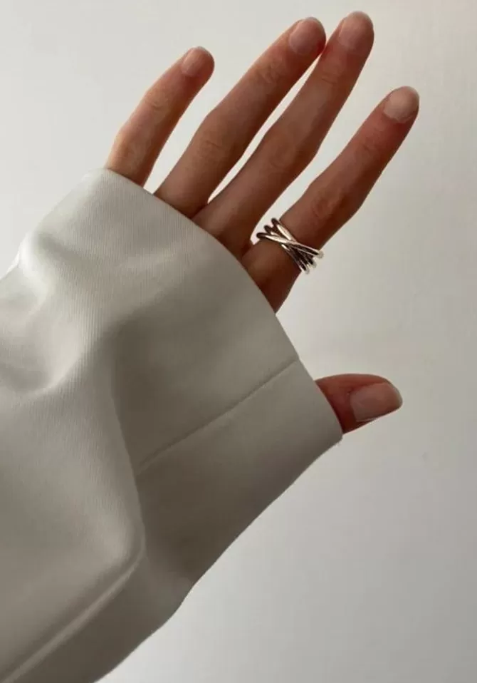 Mayrena Bague La Passionnée Réversible Argent Fashion