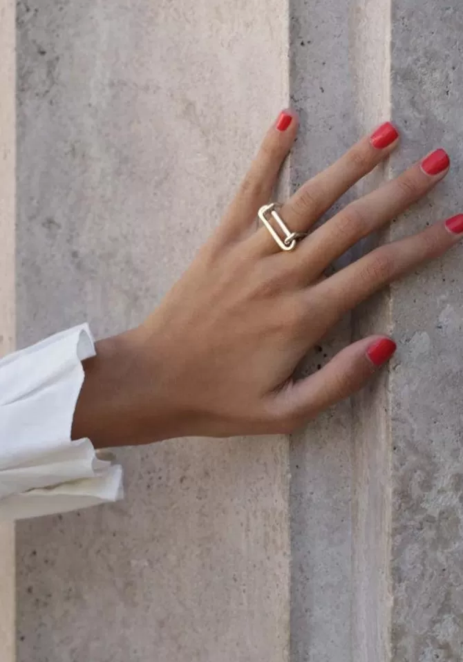 Mayrena Bague L'Insolite Réversible Argent Discount