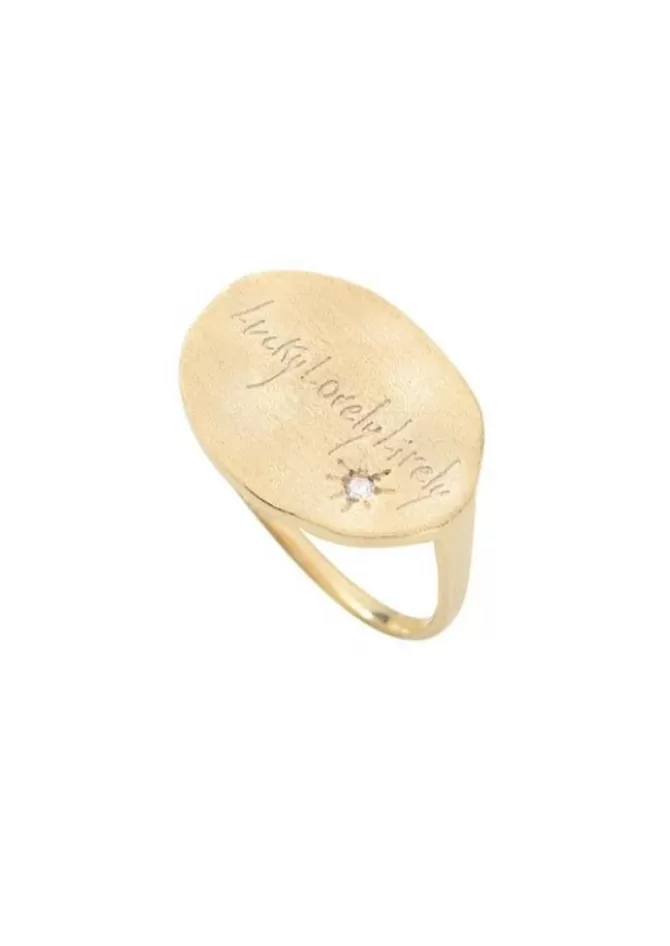 Louise Hendricks Bague "Lively" Plaqué Or Online
