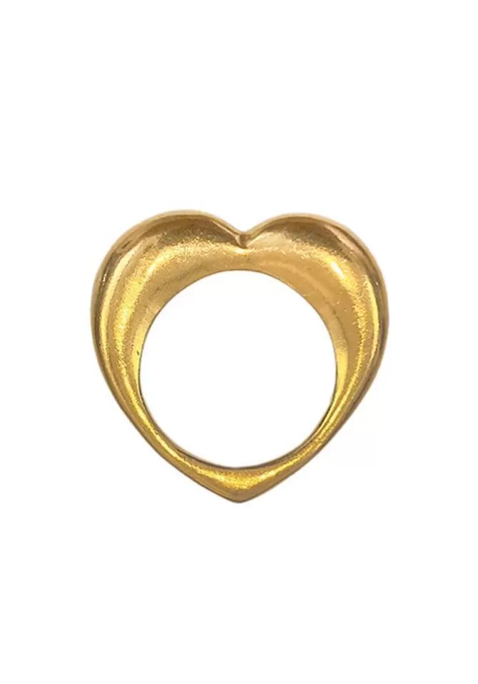Vadi Jewels Bague Mon Coeur Doré Lisse Shop