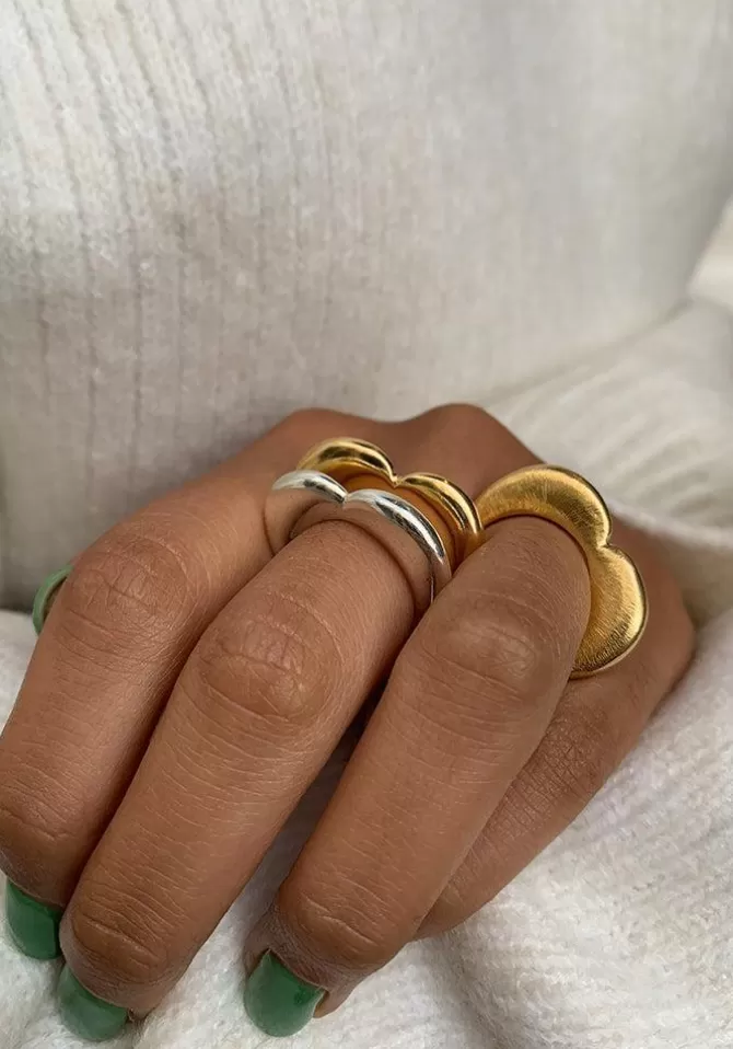 Vadi Jewels Bague Mon Coeur Doré Lisse Shop