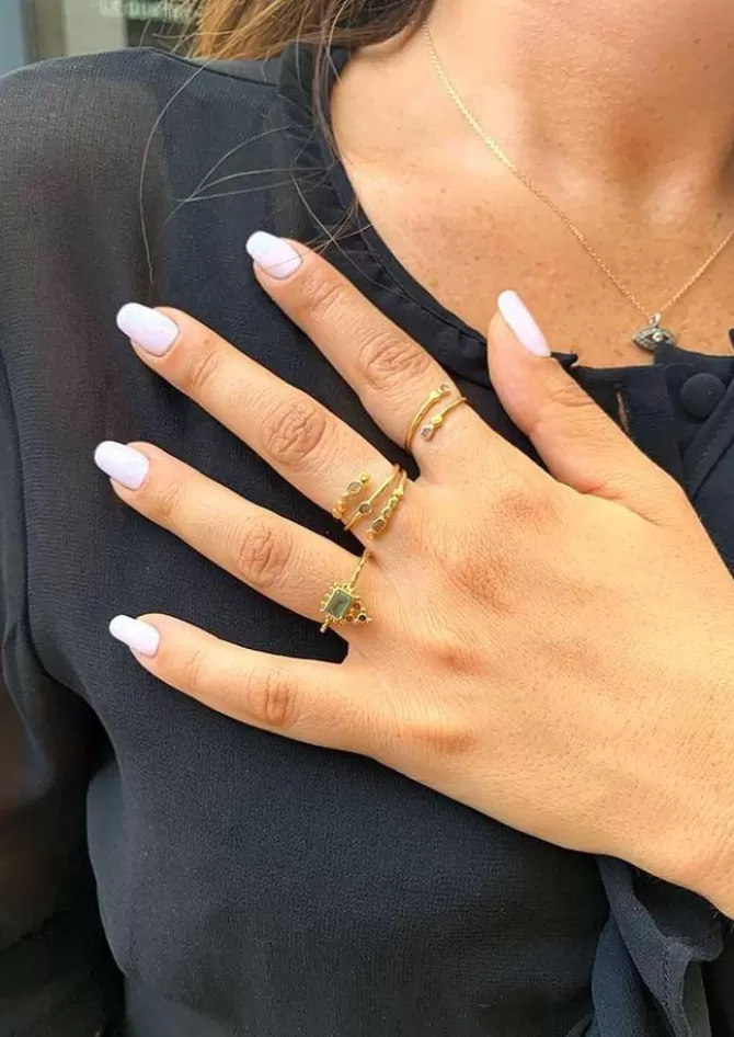 Marie-Laure Chamorel Bague N°580 Cristaux Discount