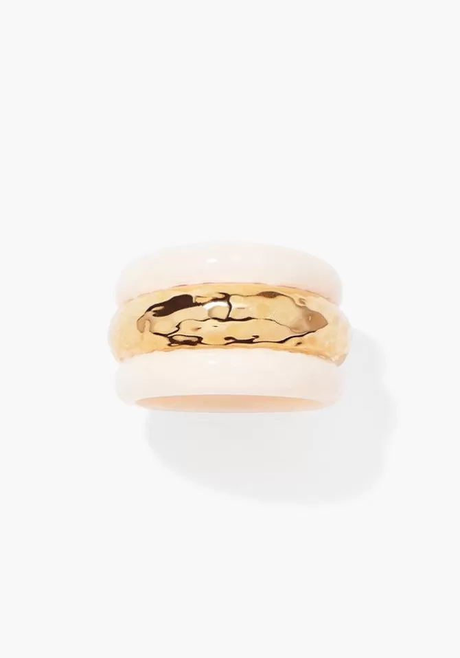Aurélie Bidermann Bague Nazca Ivoire Fashion