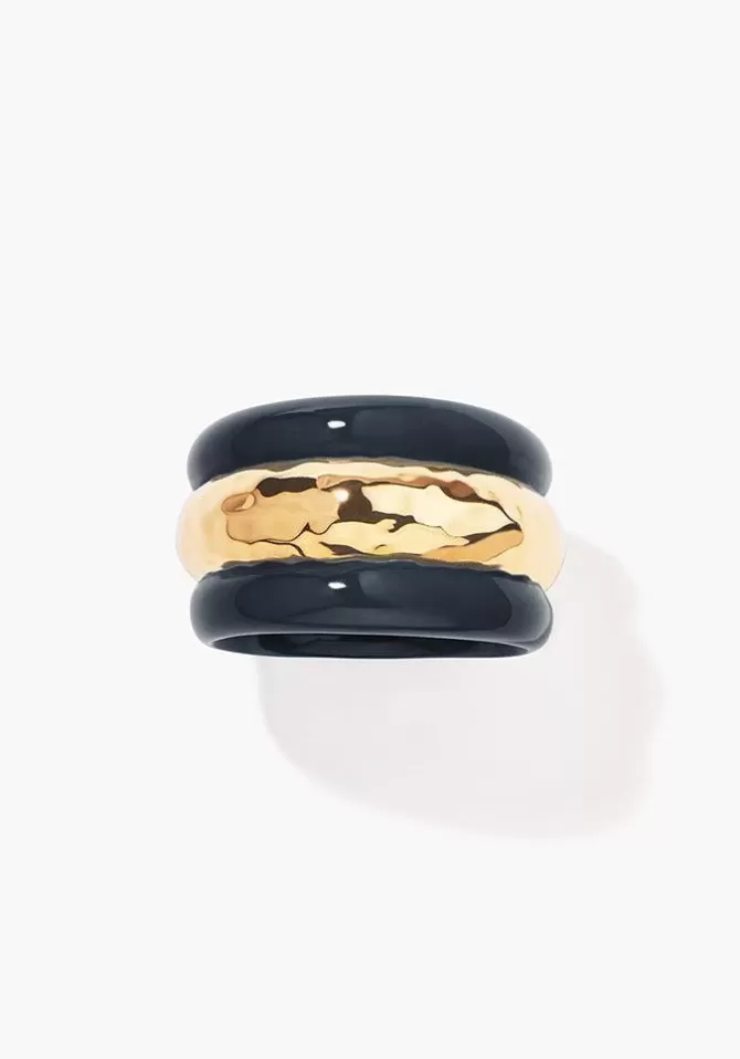 Aurélie Bidermann Bague Nazca Noire Outlet