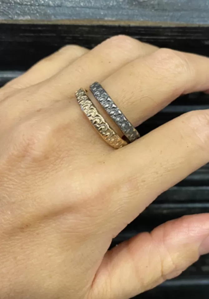 Rusty Thought Bague Patterned 7 Cheap
