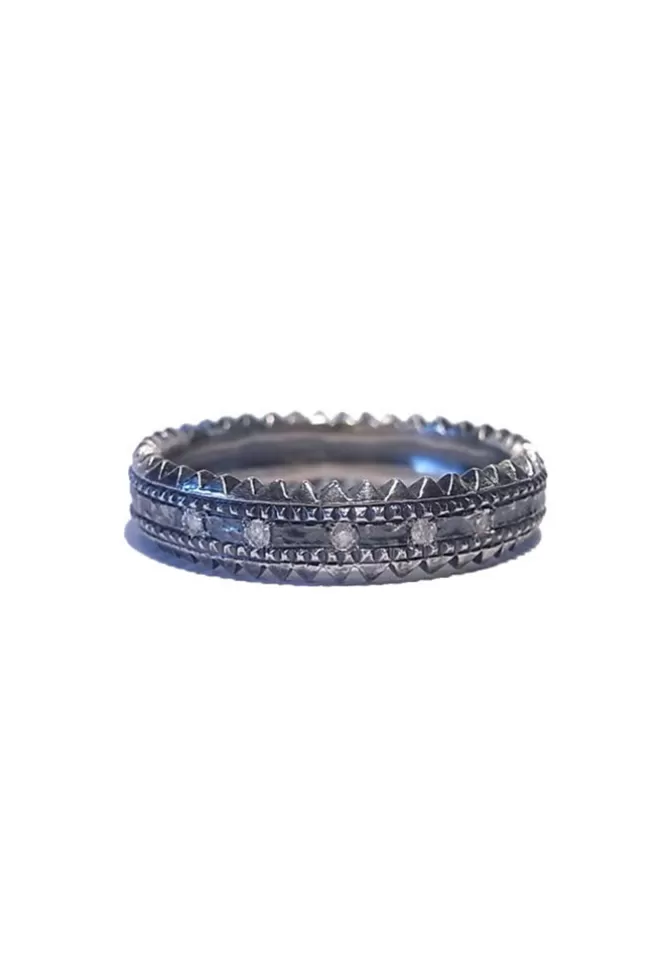 Rusty Thought Bague Primitive Rock Argent 925 Outlet
