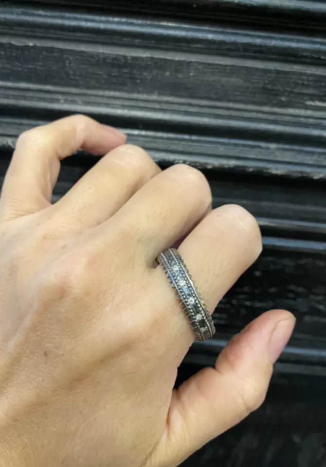 Rusty Thought Bague Primitive Rock Argent 925 Outlet