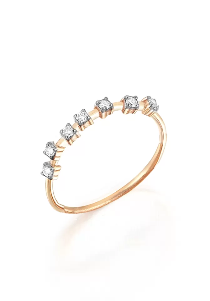 Kismet By Milka Bague Spring 7 Diamants Blancs Flash Sale