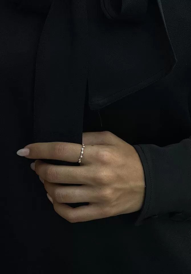 Kismet By Milka Bague Spring 7 Diamants Blancs Flash Sale