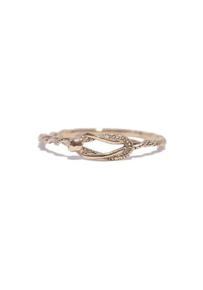 Rusty Thought Bague Tiny Serpent Cheap