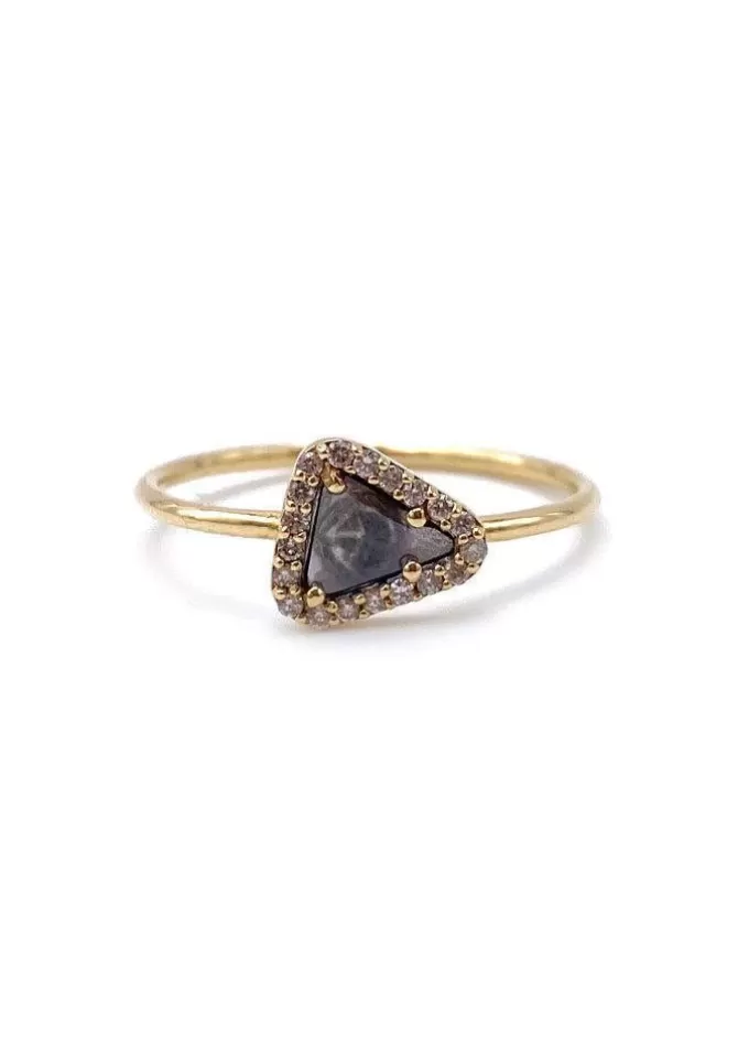 Céline Daoust Bague Triangle Diamant Polki Best Sale