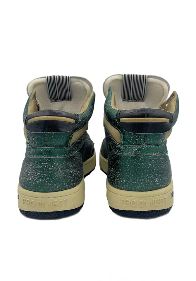Pro01ject Baskets P1bw Hautes Noires Vertes Métalisées Online