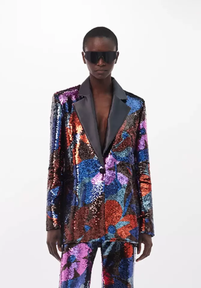 Oud Paris Blazer Mila Sequin Fleuris Cheap