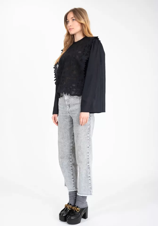 V De Vinster Blouse Heart Noire Store