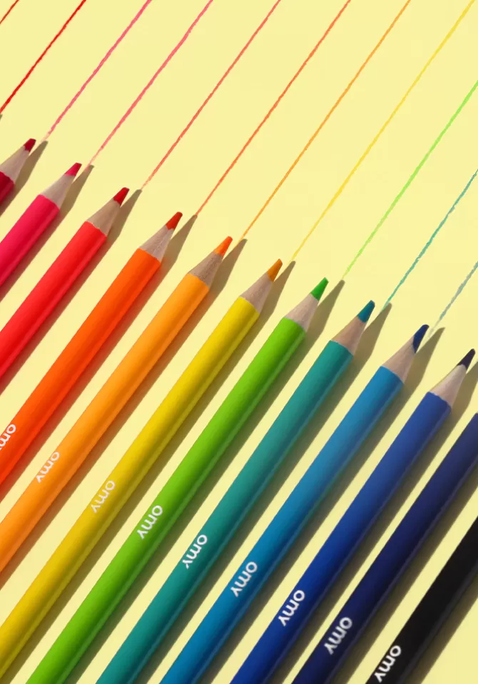 Omy Boite De 16 Crayons Pop Cheap