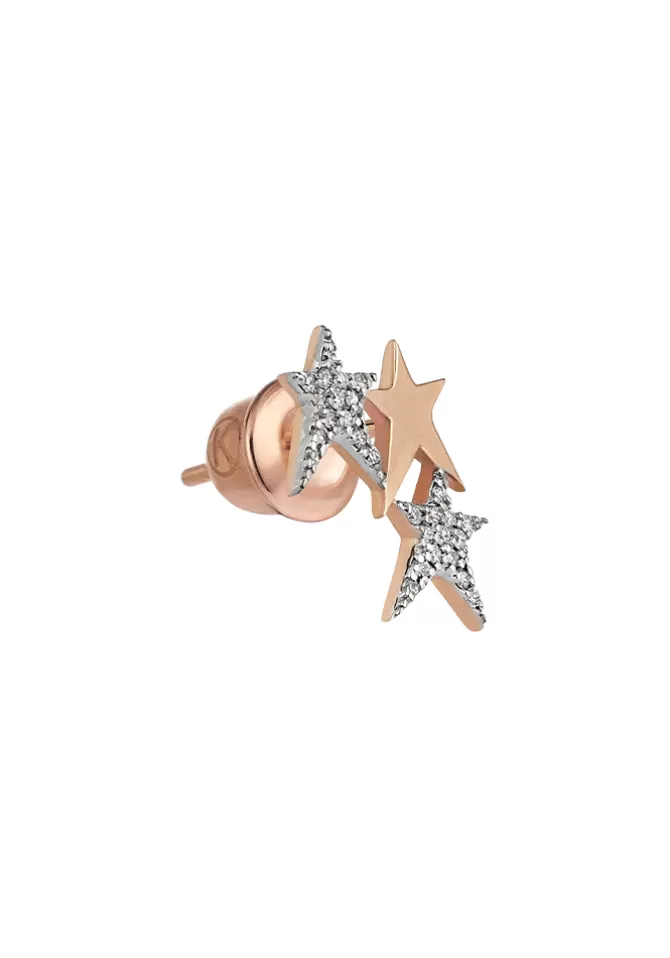 Kismet By Milka Boucle D'Oreille 3 Stars Asymétrique Sale