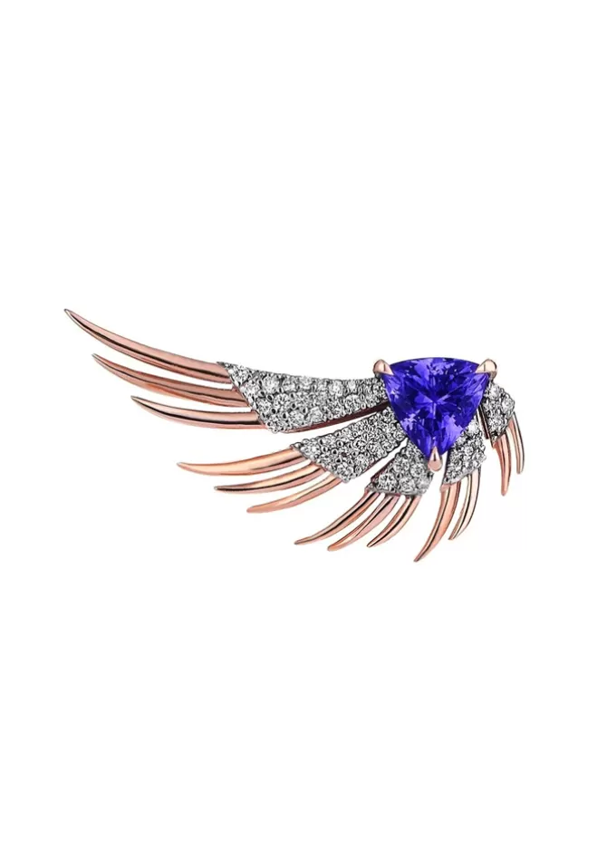 Kismet By Milka Boucle D'Oreille Angelic Tanzanite Cheap