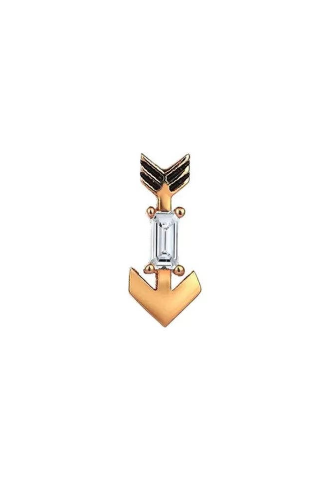 Kismet By Milka Boucle D'Oreille Arrow Baguette Online
