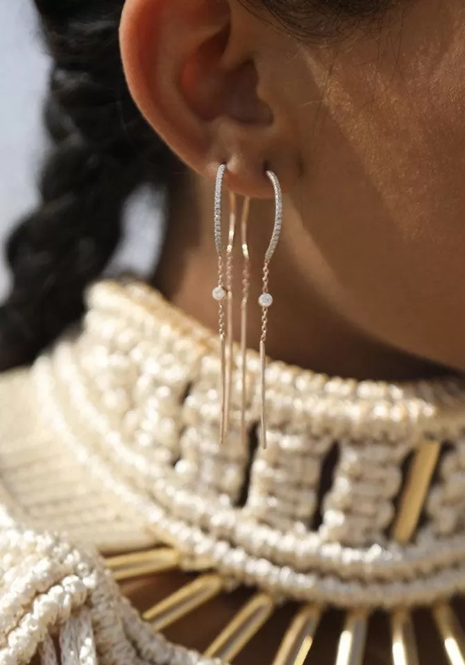 Kismet By Milka Boucle D'Oreille Azura Drop Sale
