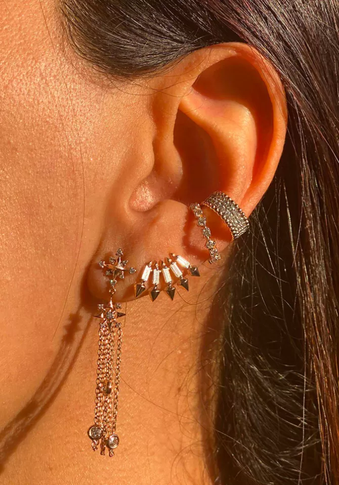 Kismet By Milka Boucle D'Oreille Baroque Arc Fashion