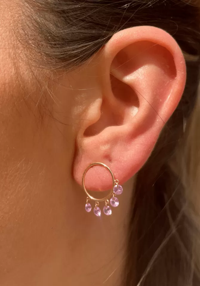 Persée Boucle D'Oreille Bohème Saphirs Hot
