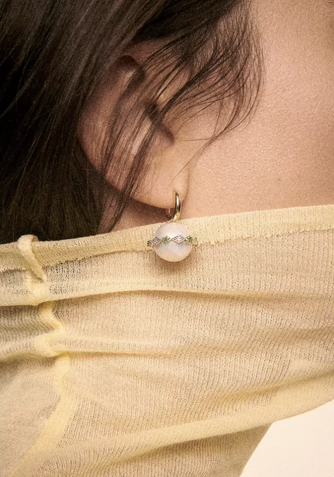 Pascale Monvoisin Boucle D’Oreille Chelsea N°4 Sale