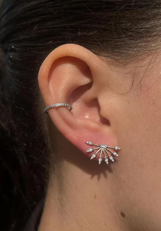 Kismet By Milka Boucle D'Oreille Curvature Clearance